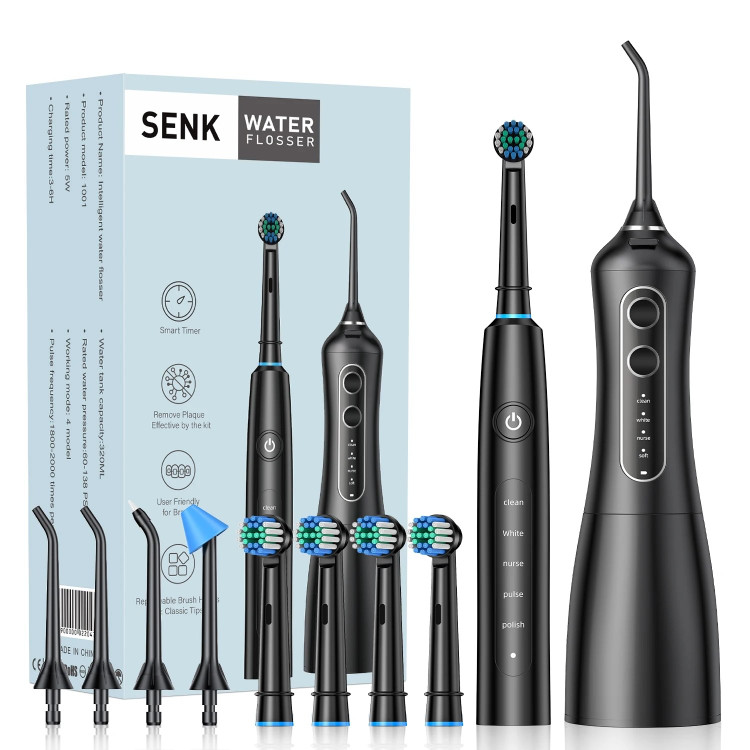 ست کامل مسواک برقی و واترجت SENK مدل Intelligent 2-in-1 - گجت 2026