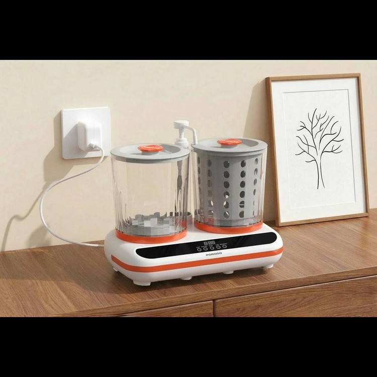 ماشین لباسشویی قابل حمل Porodo Launder Twin 2L Portable Mini