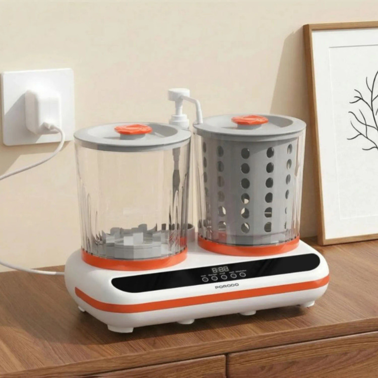 ماشین لباسشویی قابل حمل Porodo Launder Twin 2L Portable Mini
