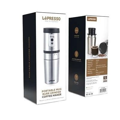 قهوه ساز و آسیاب قهوه پرتابل LEPRESSO مدل LPGCMSM