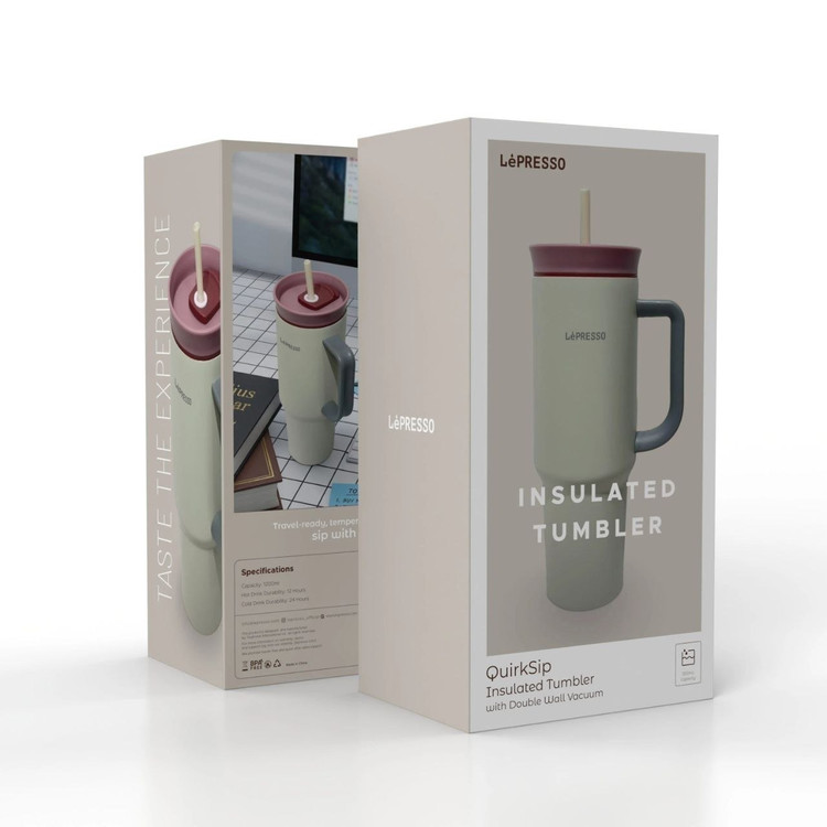 ماگ دوجداره و عایق دار برند lepresso 1200ml