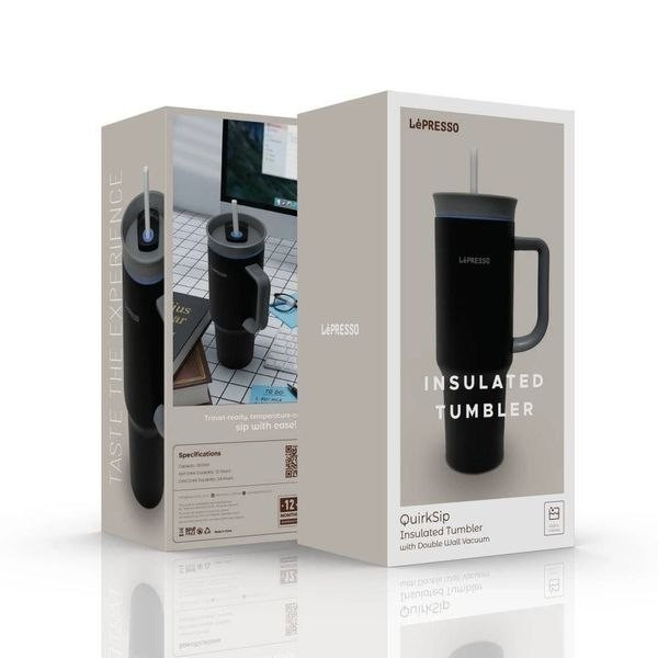 ماگ دوجداره و عایق دار برند lepresso 1200ml