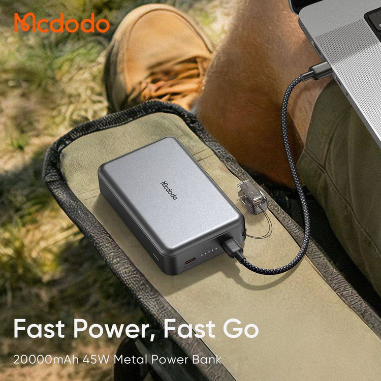پاوربانک Mcdodo مدل MC-0950 ظرفیت 20000 میلی آمپر 45وات