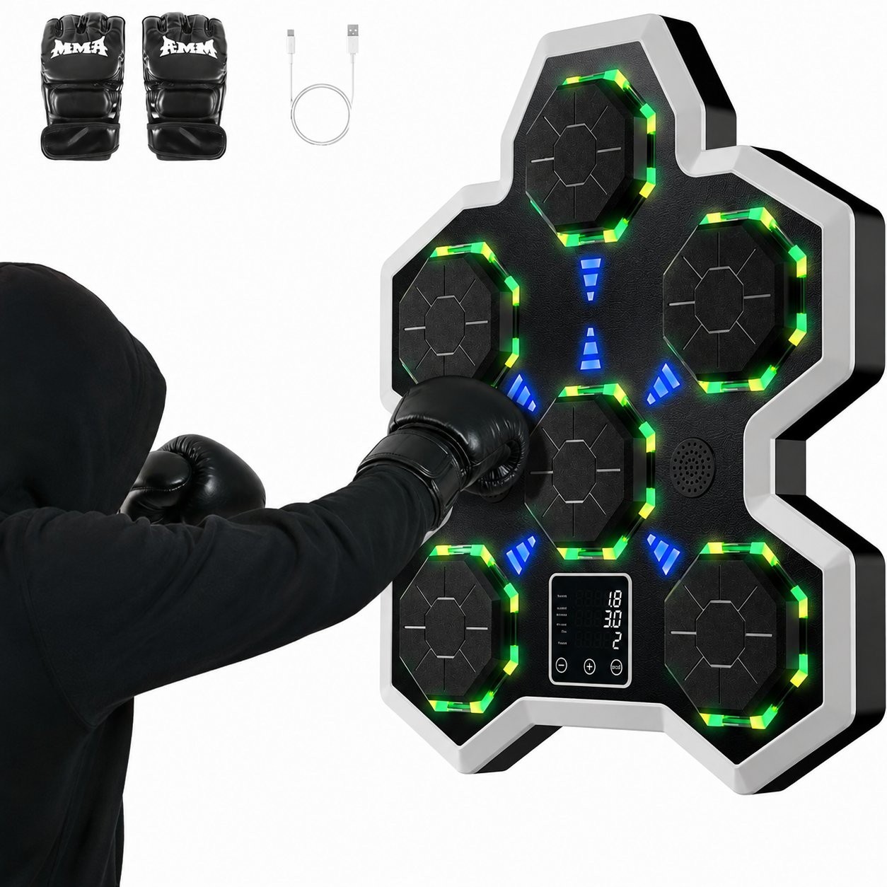 موزیک بوکس دیواری حرفه‌ای هوشمند Intelligent Music Boxing Target