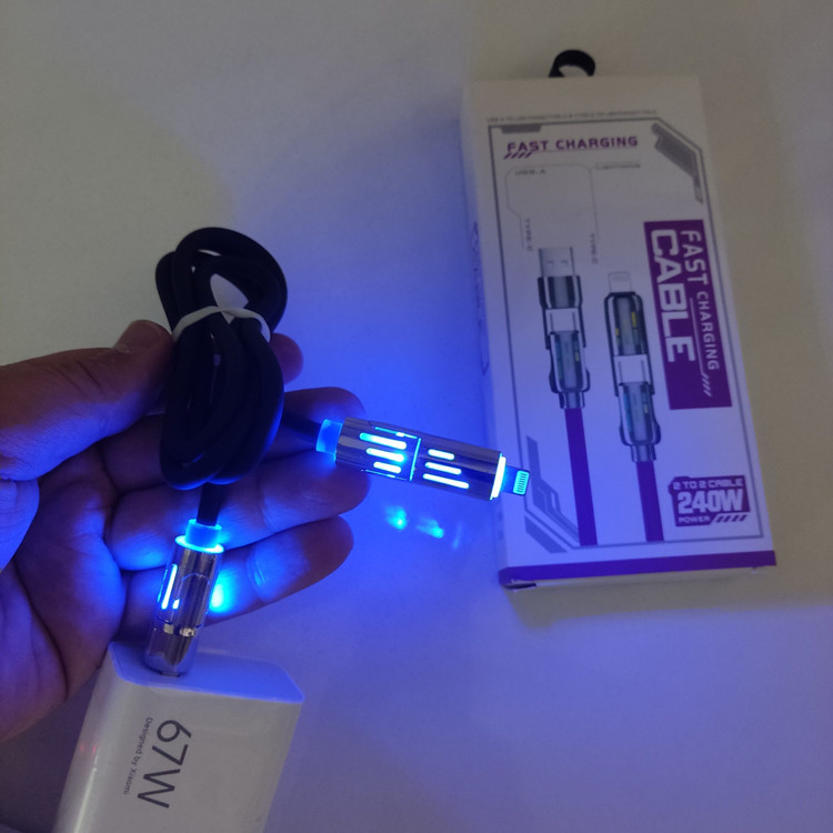 کابل چند حالته 240W اورجینال سری فلزی