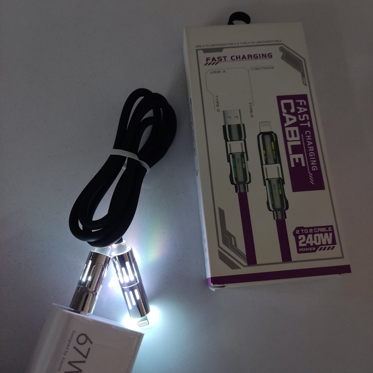 کابل چند حالته 240W اورجینال سری فلزی