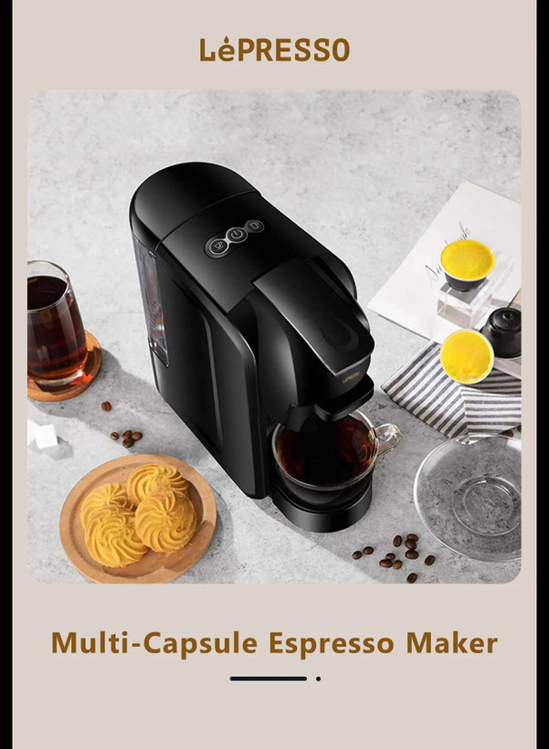 دستگاه اسپرسوساز LePresso LIETO Multi-Capsule Coffee Machine