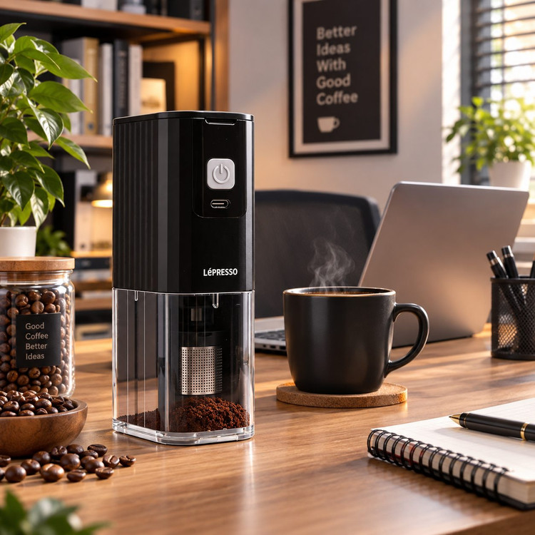 آسیاب قهوه شارژی LePresso مدل JETGRIND