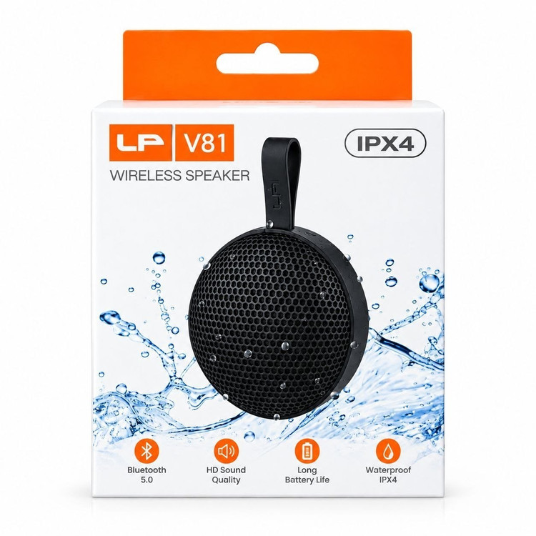 اسپیکر بلوتوثی قابل حمل LP مدل V81
