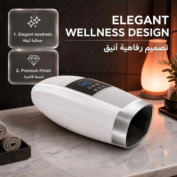 ماساژور گرمایشی دست و انگشتان پرودو مدل PD-APHNDMS-GY (Porodo Hand & Fingers Heated Massager)