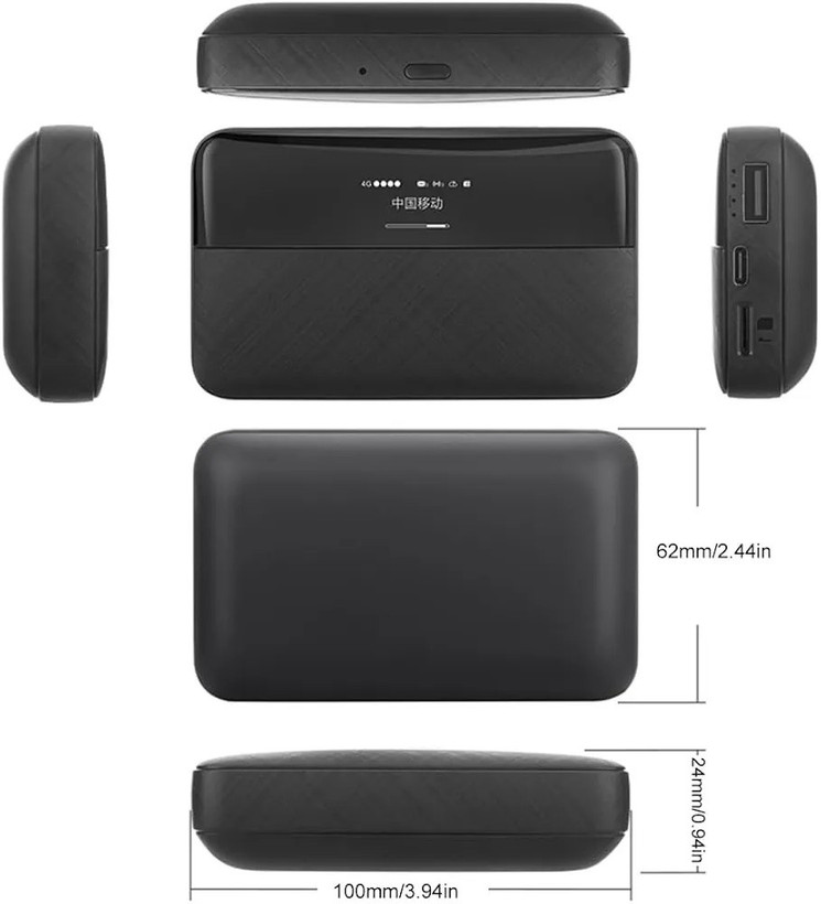 مودم جیبی اورجینال 4G LTE WiFi با باتری 6000 میلیآمپر و قابلیت پاوربانک
