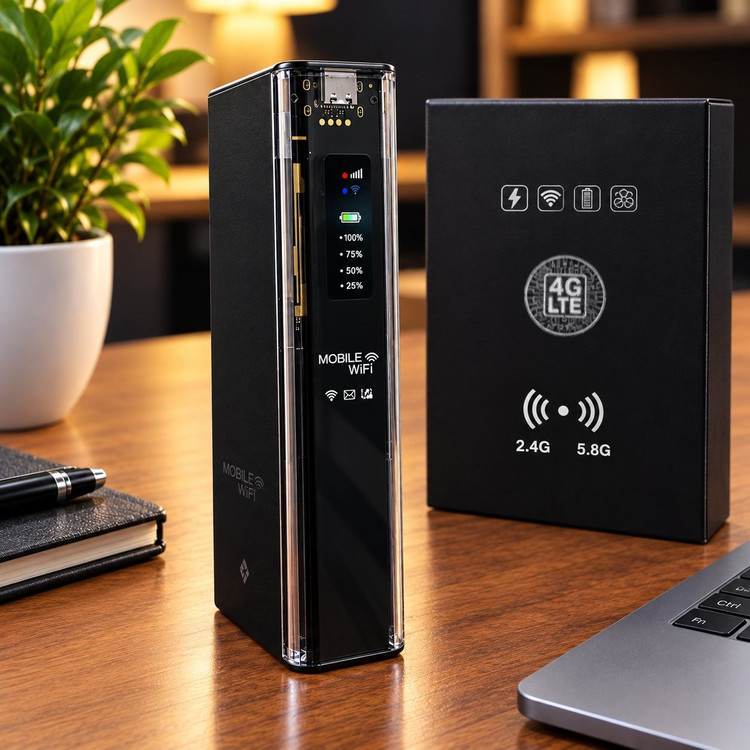 مودم جیبی اورجینال 4G LTE WiFi با باتری 6000 میلیآمپر و قابلیت پاوربانک