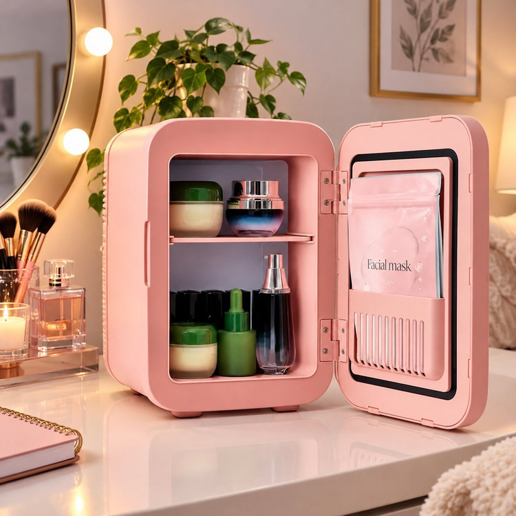 یخچال کوچک آرایشی و پوستی پرودو Porodo Frostlite با آینه LED