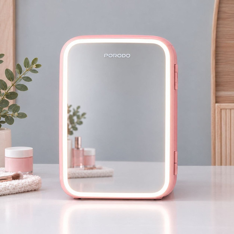 یخچال کوچک آرایشی و پوستی پرودو Porodo Frostlite با آینه LED